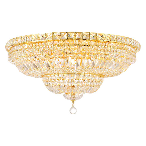 Elegant Flush Mount Light - Gold, L 30" (V2528F30G-RC)