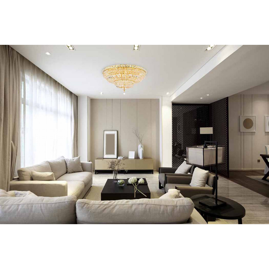 Elegant Flush Mount Light - Gold, L 30" (V2528F30G-RC)