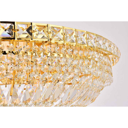 Elegant Flush Mount Light - Gold, L 30" (V2528F30G-RC)