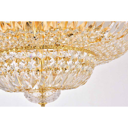 Elegant Flush Mount Light - Gold, L 30" (V2528F30G-RC)