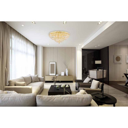 Elegant Flush Mount Light - Gold, L 30" (V2528F30G-RC)