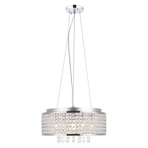 Elegant Pendant Light - Chrome, L 16" (V2914D16C-RC)