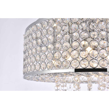 Elegant Pendant Light - Chrome, L 16" (V2914D16C-RC)