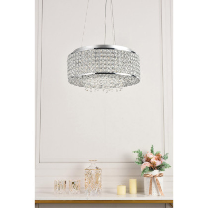 Elegant Pendant Light - Chrome, L 16" (V2914D16C-RC)