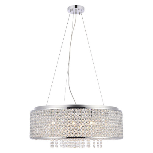 Elegant Pendant Light - Chrome, L 24" (V2914D24C-RC)
