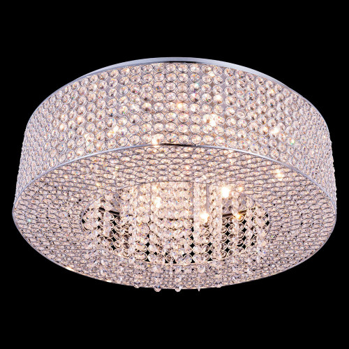 Elegant Flush Mount Light - Chrome, L 24" (V2914F24C-RC)