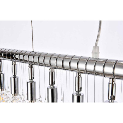 Elegant Chandelier - Chrome, L 40" (V3100D40C-RC)