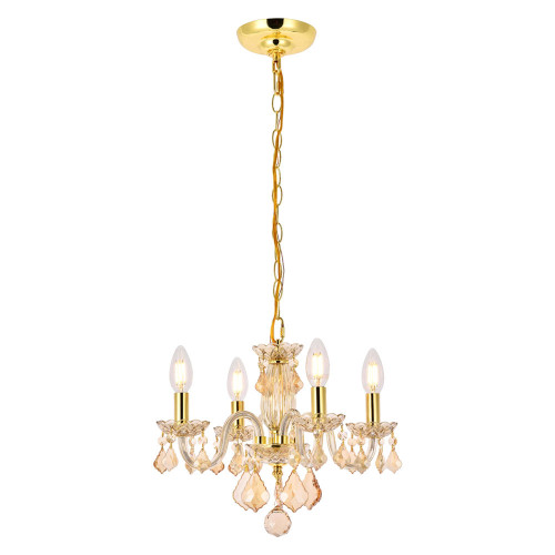 Elegant Pendant Light - Golden Shadow (V7804D15GS-GS-RC)
