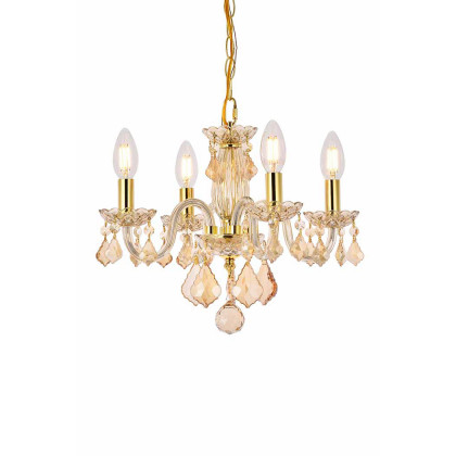 Elegant Pendant Light - Golden Shadow (V7804D15GS-GS-RC)