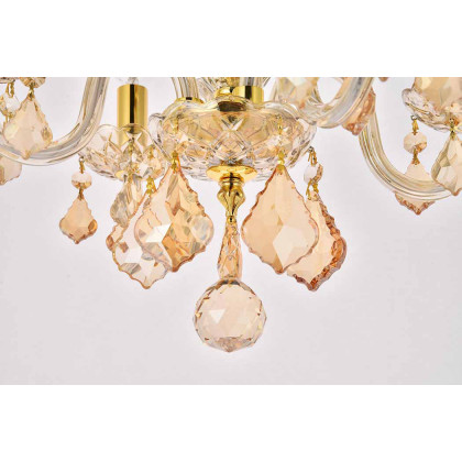 Elegant Pendant Light - Golden Shadow (V7804D15GS-GS-RC)