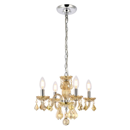 Elegant Pendant Light - Golden Teak (V7804D15GT-GT-RC)