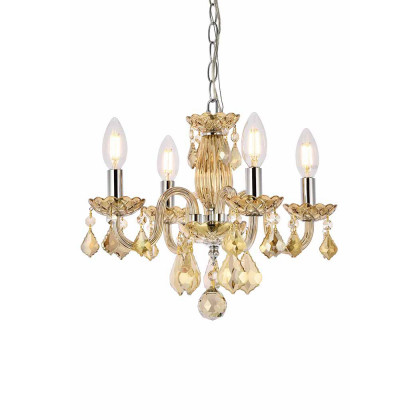 Elegant Pendant Light - Golden Teak (V7804D15GT-GT-RC)