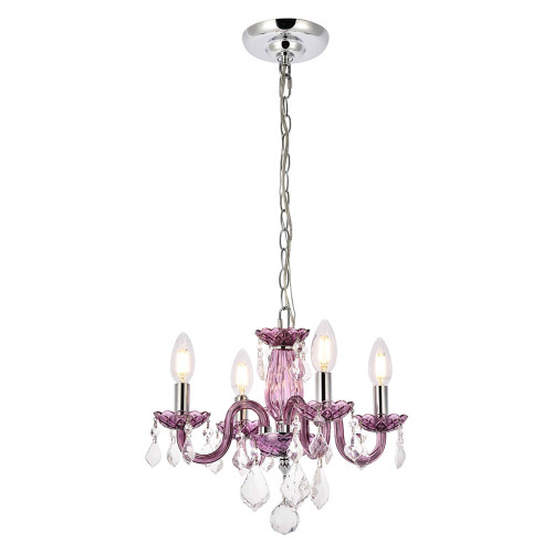 Elegant Pendant Light - Purple (V7804D15PE-RC)