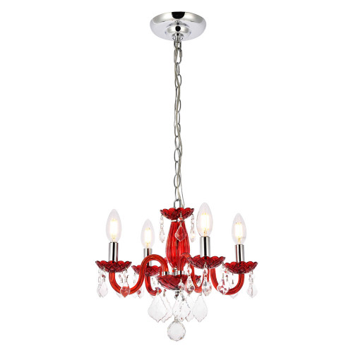 Elegant Pendant Light - Red (V7804D15RD-RC)