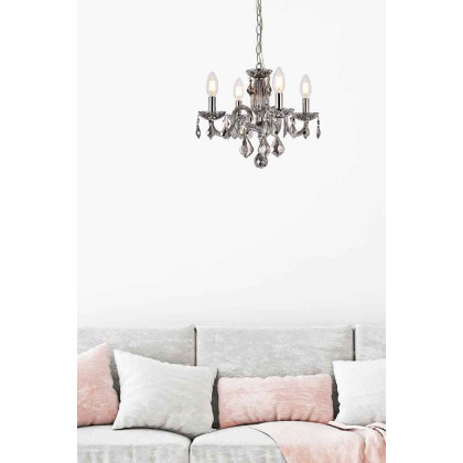 Elegant Pendant Light - Silver Shade (V7804D15SS-SS-RC)