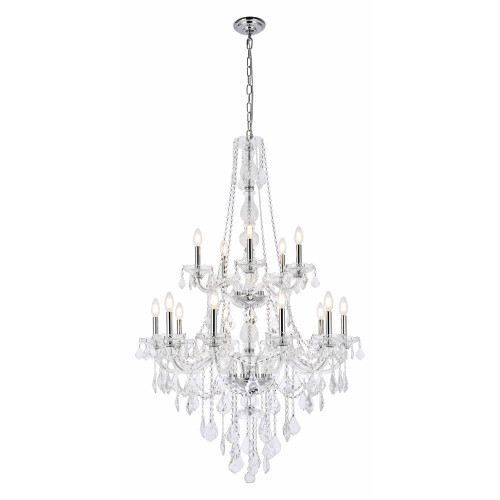 Elegant Chandelier - Chrome (V7815G33C-RC)