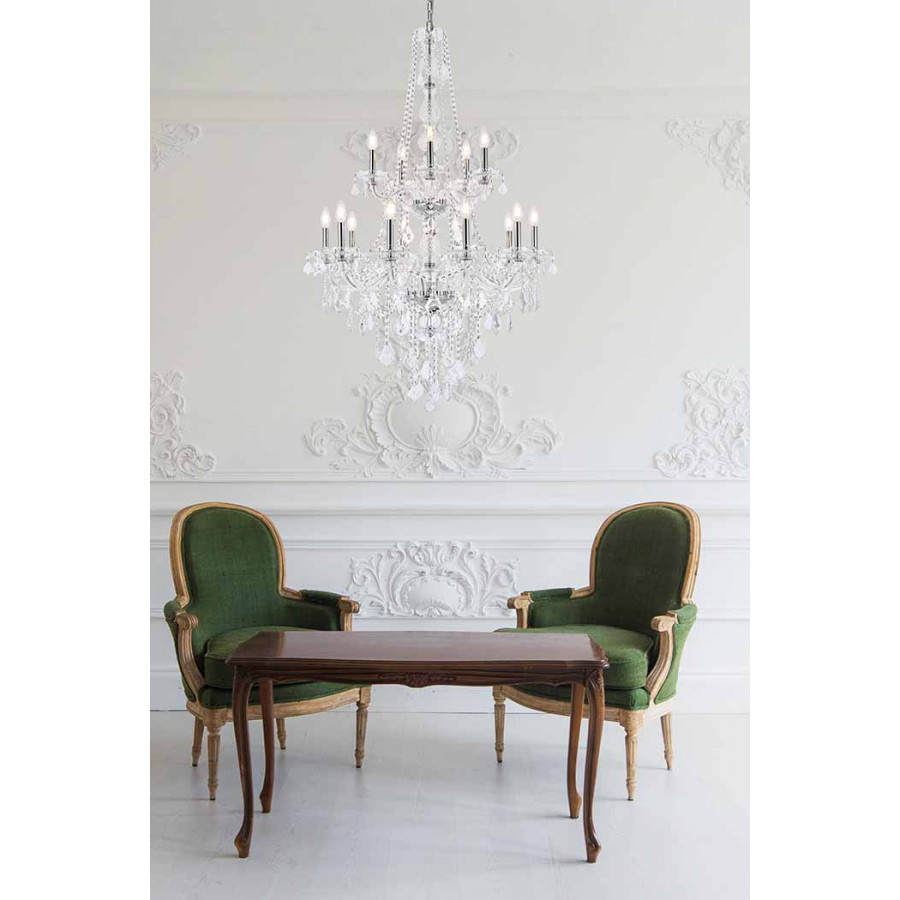 Elegant Chandelier - Chrome (V7815G33C-RC)