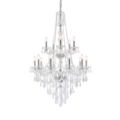 Elegant Chandelier - Chrome (V7815G33C-RC)