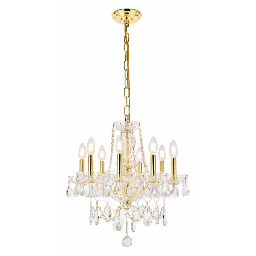 Elegant Chandelier - Gold (V7838D20G-RC)
