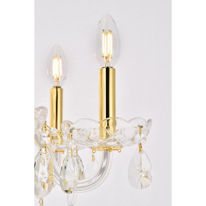 Elegant Chandelier - Gold (V7838D20G-RC)