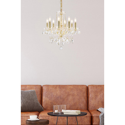 Elegant Chandelier - Gold (V7838D20G-RC)