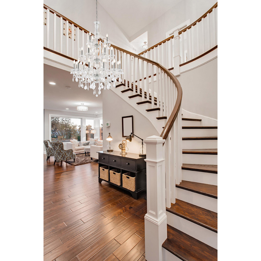 Elegant Chandelier - Chrome, L 38" (V7890G38C-RC)