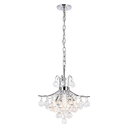 Elegant Pendant Light - Chrome, L 16" (V8000D16C-RC)