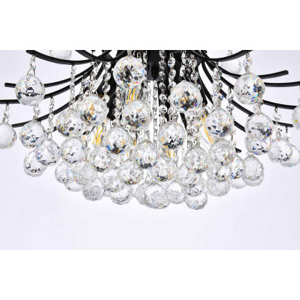 Elegant Pendant Light - Black, L 19" (V8001D19BK-RC)