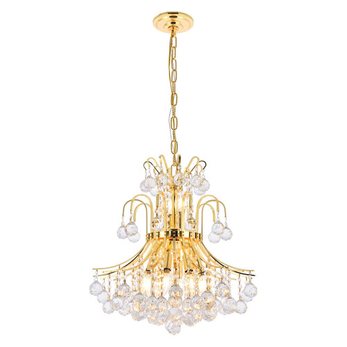 Elegant Pendant Light - Gold, L 19" (V8001D19G-RC)