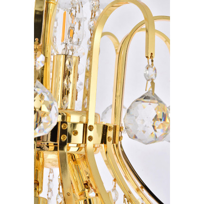 Elegant Pendant Light - Gold, L 19" (V8001D19G-RC)