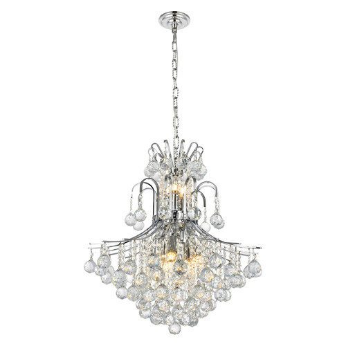 Elegant Pendant Light - Chrome, L 22" (V8002D22C-RC)
