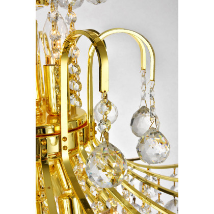 Elegant Pendant Light - Gold, L 22" (V8002D22G-RC)