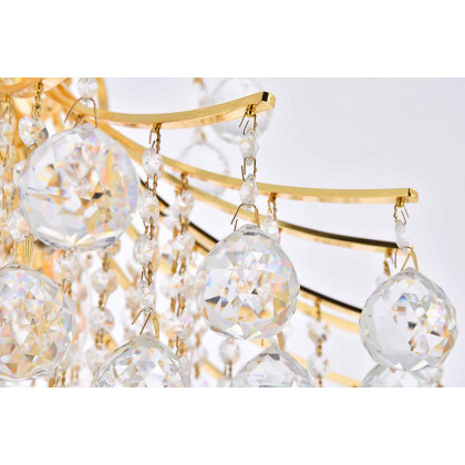 Elegant Pendant Light - Gold, L 25" (V8003D25G-RC)