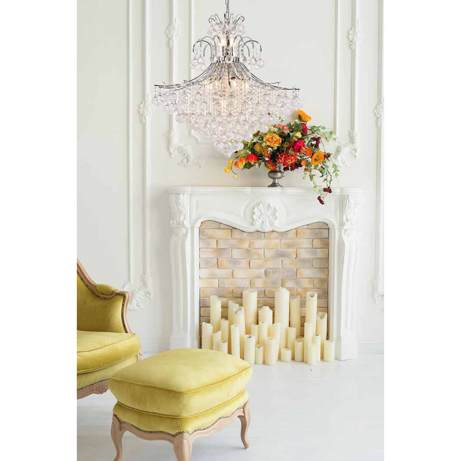Elegant Pendant Light - Chrome, L 31" (V8005G31C-RC)