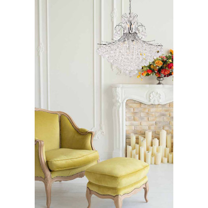 Elegant Pendant Light - Chrome, L 31" (V8005G31C-RC)