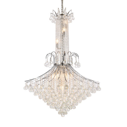 Elegant Chandelier - Chrome, L 35" (V8006G35C-RC)