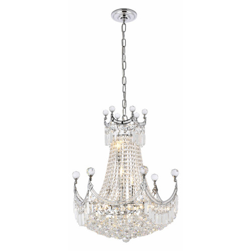Elegant Chandelier - Chrome, L 20" (V8949D20C-RC)