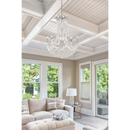 Elegant Chandelier - Chrome, L 24" (V8949D24C-RC)