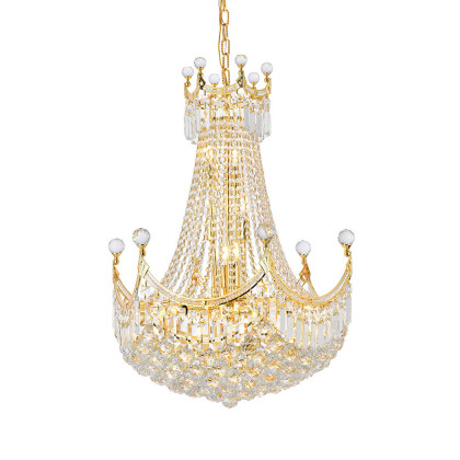 Elegant Chandelier - Gold, L 24" (V8949D24G-RC)