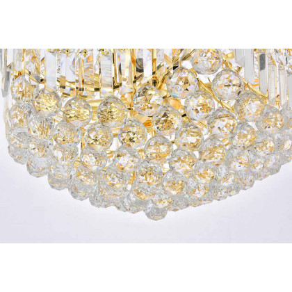Elegant Chandelier - Gold, L 24" (V8949D24G-RC)