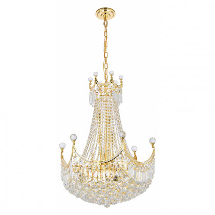 Elegant Chandelier - Gold, L 24" (V8949D24G-RC)