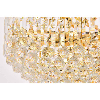 Elegant Chandelier - Gold, L 30" (V8949D30G-RC)