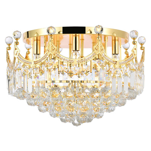 Elegant Flush Mount Light - Gold, L 20" (V8949F20G-RC)