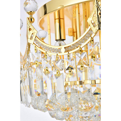 Elegant Flush Mount Light - Gold, L 20" (V8949F20G-RC)