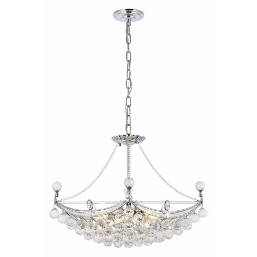 Elegant Chandelier - Chrome, L 14" (V9800D24C-RC)