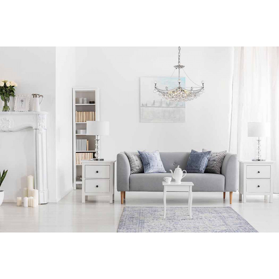 Elegant Chandelier - Chrome, L 14" (V9800D24C-RC)