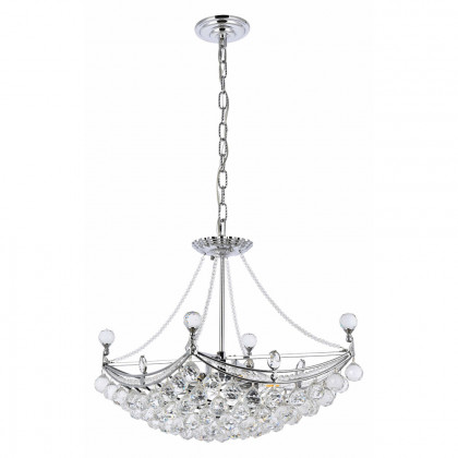 Elegant Chandelier - Chrome, L 14" (V9800D24C-RC)
