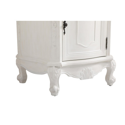 Elegant 24" Single Bathroom Vanity Set - Antique White (VF-1031AW)