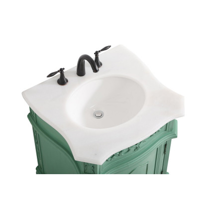 Elegant 24" Single Bathroom Vanity Set - Vintage Mint (VF-1031VM)