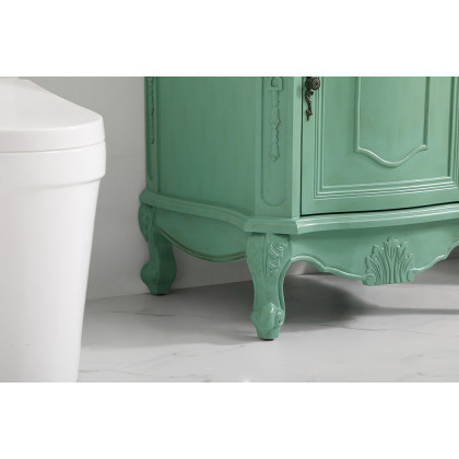 Elegant 24" Single Bathroom Vanity Set - Vintage Mint (VF-1031VM)